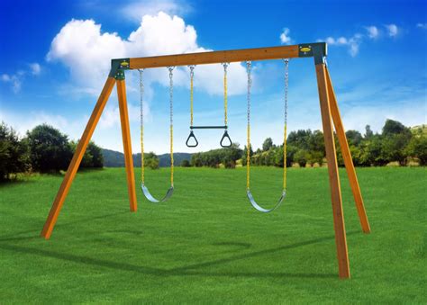 wooden swing sets under 300.